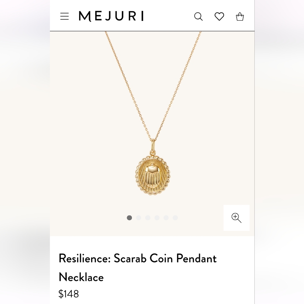 Mejuri Coin Pendant Necklace